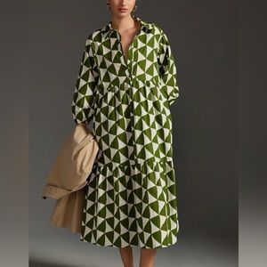 Maeve Midi Geometric Dress